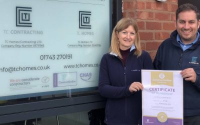 Leading Shropshire home builder awarded prestigious Constructionline Gold Membership